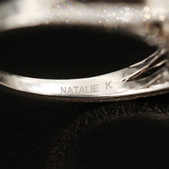 $9500 / Natalie K Engagement Set / 2 CT Diamond / Center Diamond 1.25 CT / 14K - Picture 6 of 7